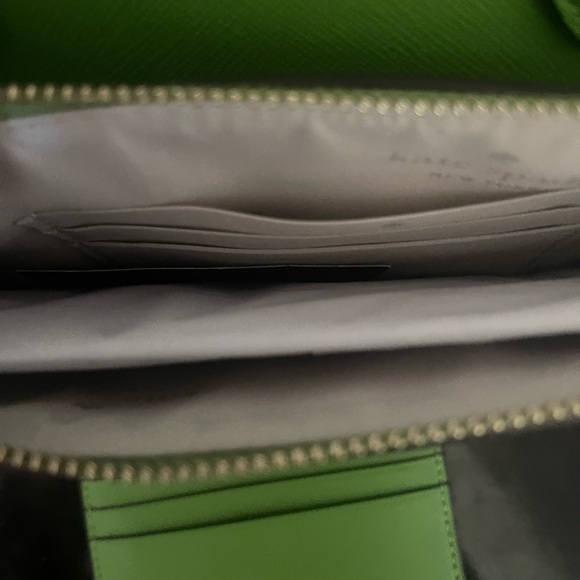 Kate Spade Saffiano Duffle Madison & Green card holder and wallet New bundle - Picture 9 of 12